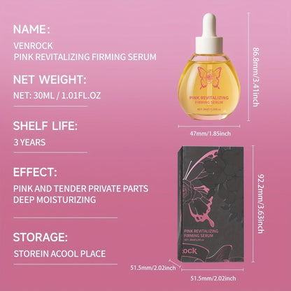 Panax Ginseng Intimate Area Serum for Women, & with Tranexamic Acid & Hyaluronic Acid, Gentle Nourishing Private Area Serum