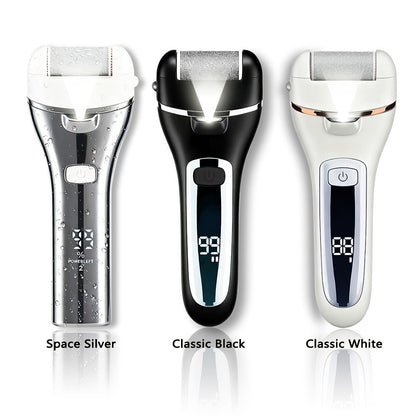 Electric Foot File 14-in-1 Rechargeable Pedicure Kit 3 Roller Heads Dead Skin Callus Remover Portable Foot Scrubber Professional Foot Care