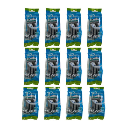 Disposable Razors Bulk 120 Pack Double Blade Stainless Steel – Fresh Smooth Close Shave for Men & Women, Face Legs Underarms Body Hair