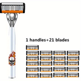 1 handle + 21 blades
