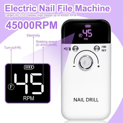UV LED Nail Lamp 30 LEDs Infrared Auto Sensor with 3 Timer Modes 5s/30s/60s, Detachable Magnetic Base Gel