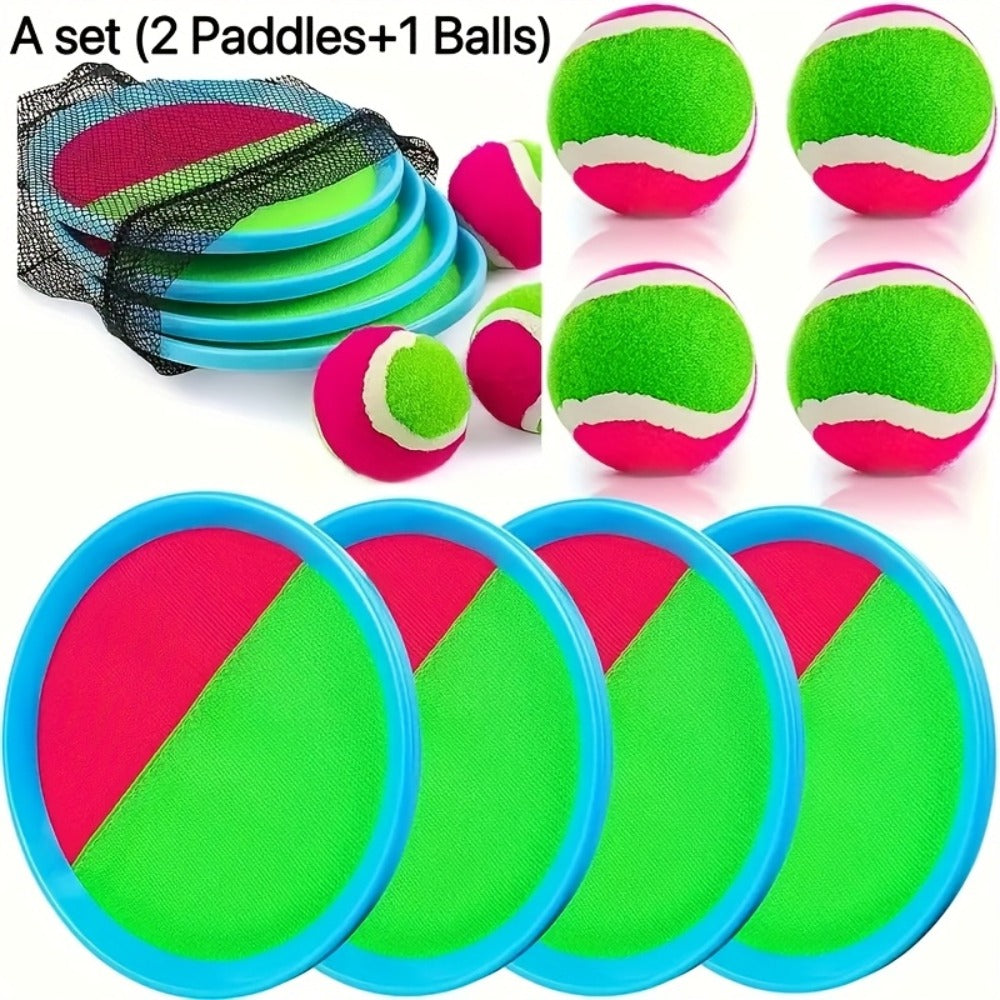 Sticky Ball Toss Game Set for Kids & Adults, Fun Outdoor Throwing Toy with Sticky Balls & Target Board
