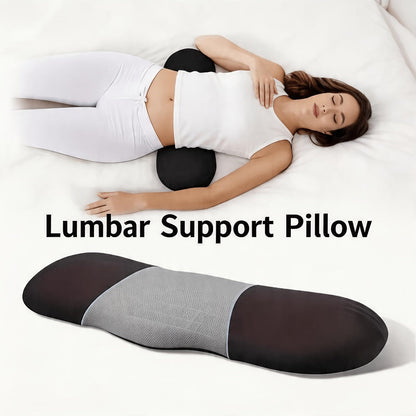 Lumbar Support Pillow Large Size Lower Back Cushion Cooling Breathable Pillowcase Supportive Waist Pillow Bed Sofa Floor