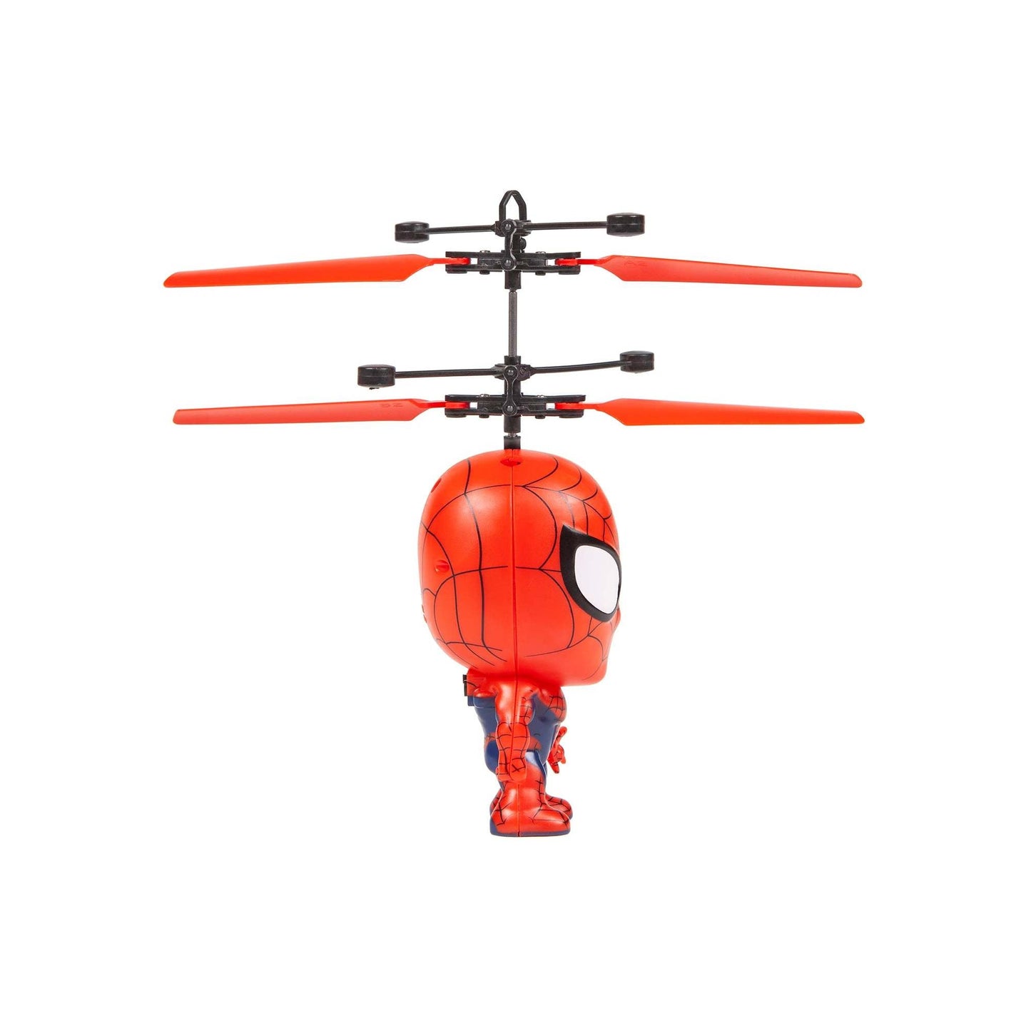 Marvel Spider-Man Flying Figure IR Helicopter Toy 3.5 Inch, Remote Control Infrared Superhero Copter for Kids Boys