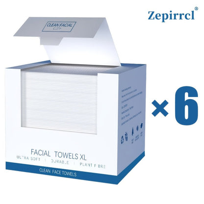 Extra Large Disposable Facial Cleansing Tissues 26×30cm – Thickened Ultra-Soft Cotton Wipes for Face Washing & Makeup Removal
