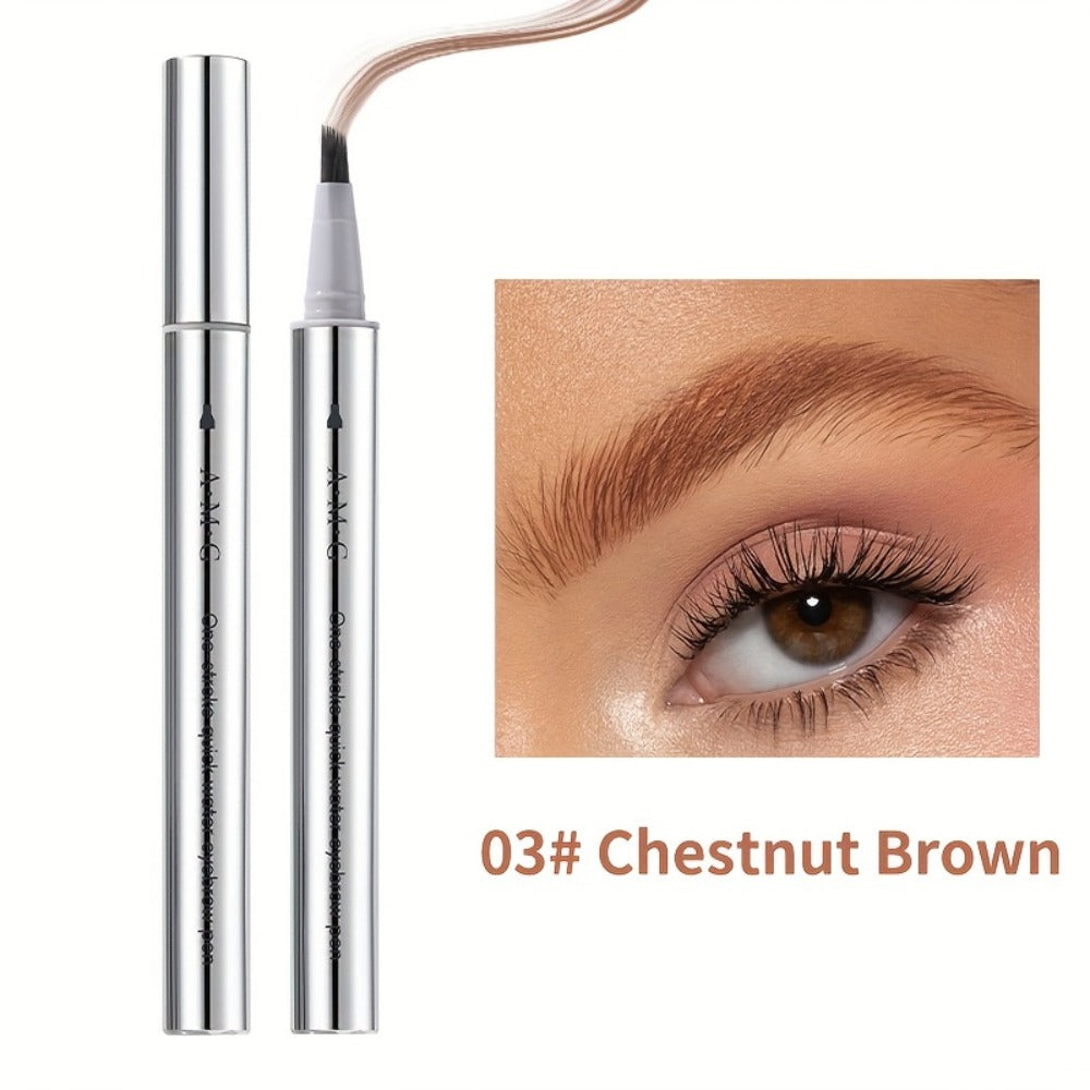 Waterproof Eyebrow Pen Fluffy Quick-Dry, for Makeup, Travel and Everyday Vanity Use, with the Listed Configuration