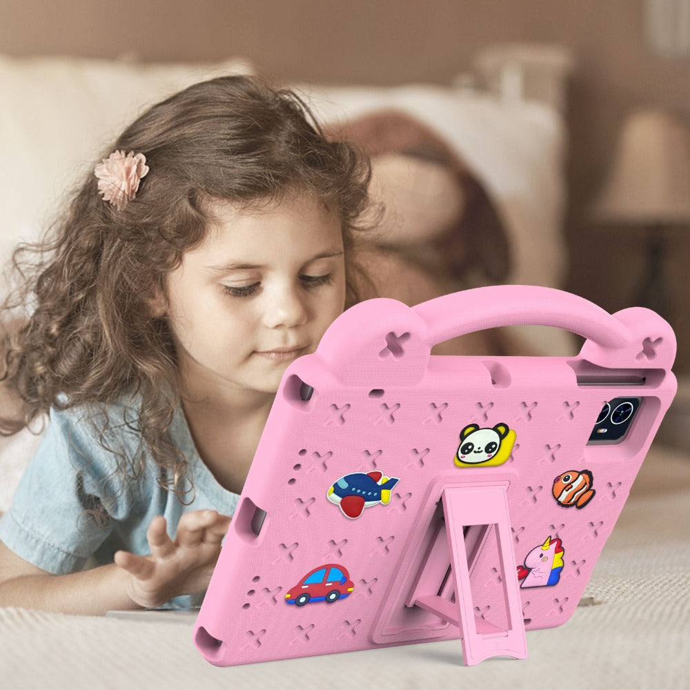 T-Mobile Revvl Tab 2 10.1-Inch Cartoon Tablet Case with Carry Handle, Folding Stand and Six Colors