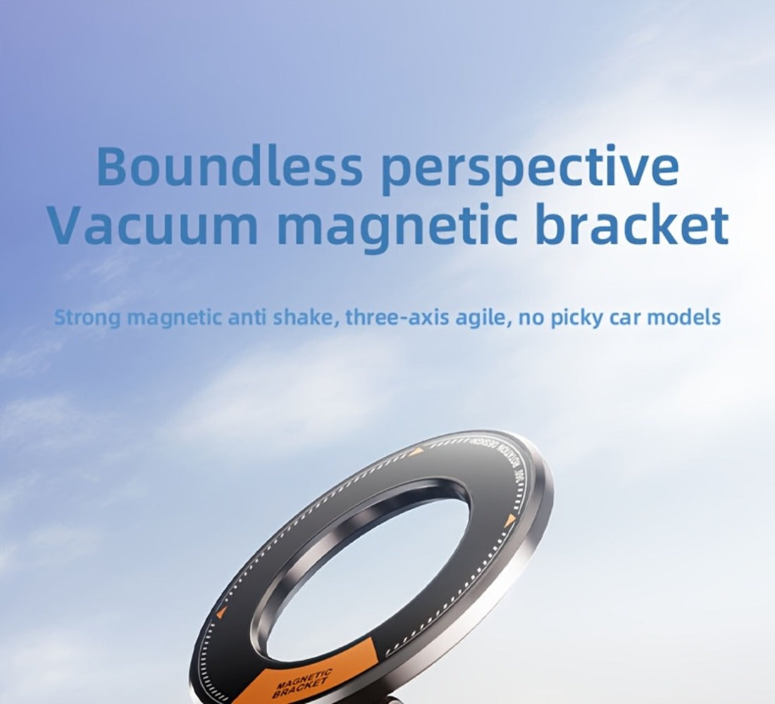 Magnetic Car Phone Holder 22 N55 Magnets 2400gf Force & 78LB Suction – 360° Adjustable Aluminum Alloy Mount with Cooling Vent Design |