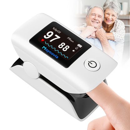Blood Pressure Monitor Wrist Cuff with Oximeter Fingertip, Digital BP Machine Home Use, 120 Memory