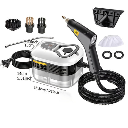 High Temperature Steam Cleaner Handheld Carpet Cleaner High Pressure for Kitchen Grease Sofa Air Conditioner Washing Machine Tile Grout Easy