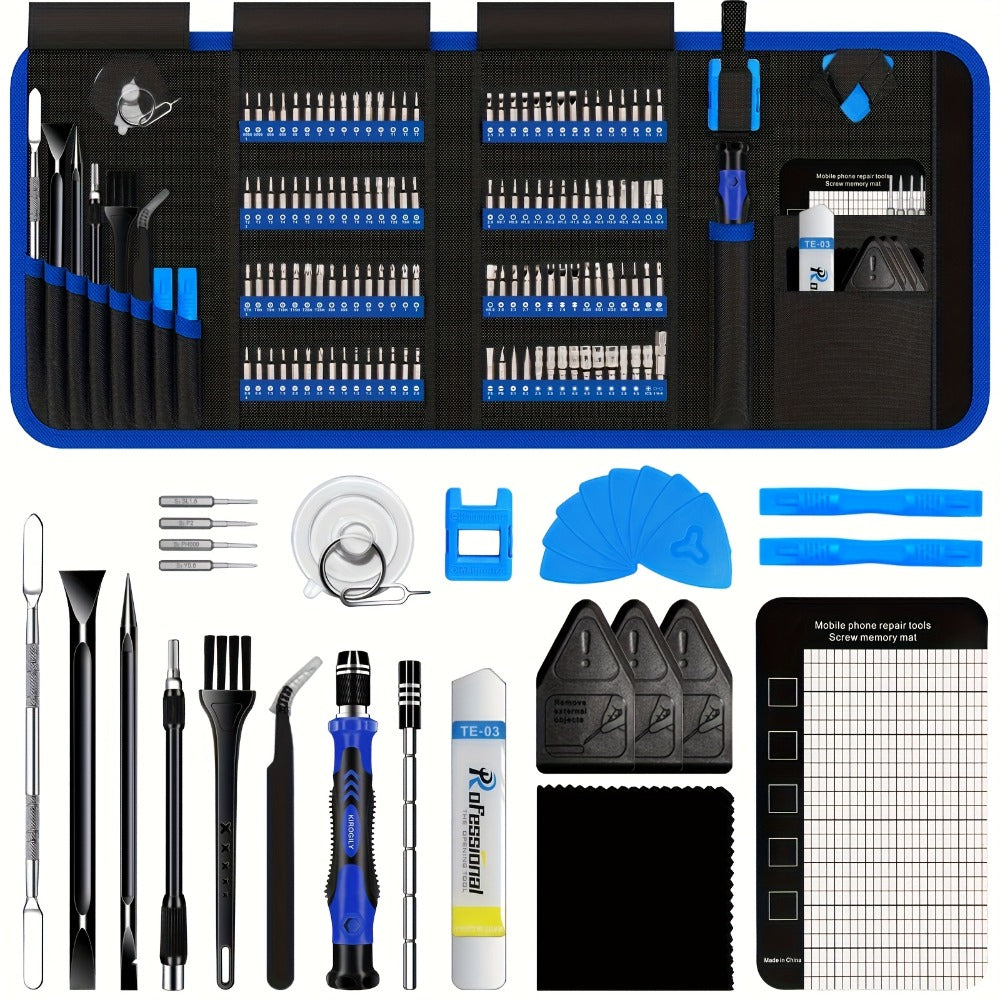 142-in-1 Electric Precision Screwdriver Tool Kit, Rechargeable Cordless Electric Screwdriver with 120 Bits & 22 Tools