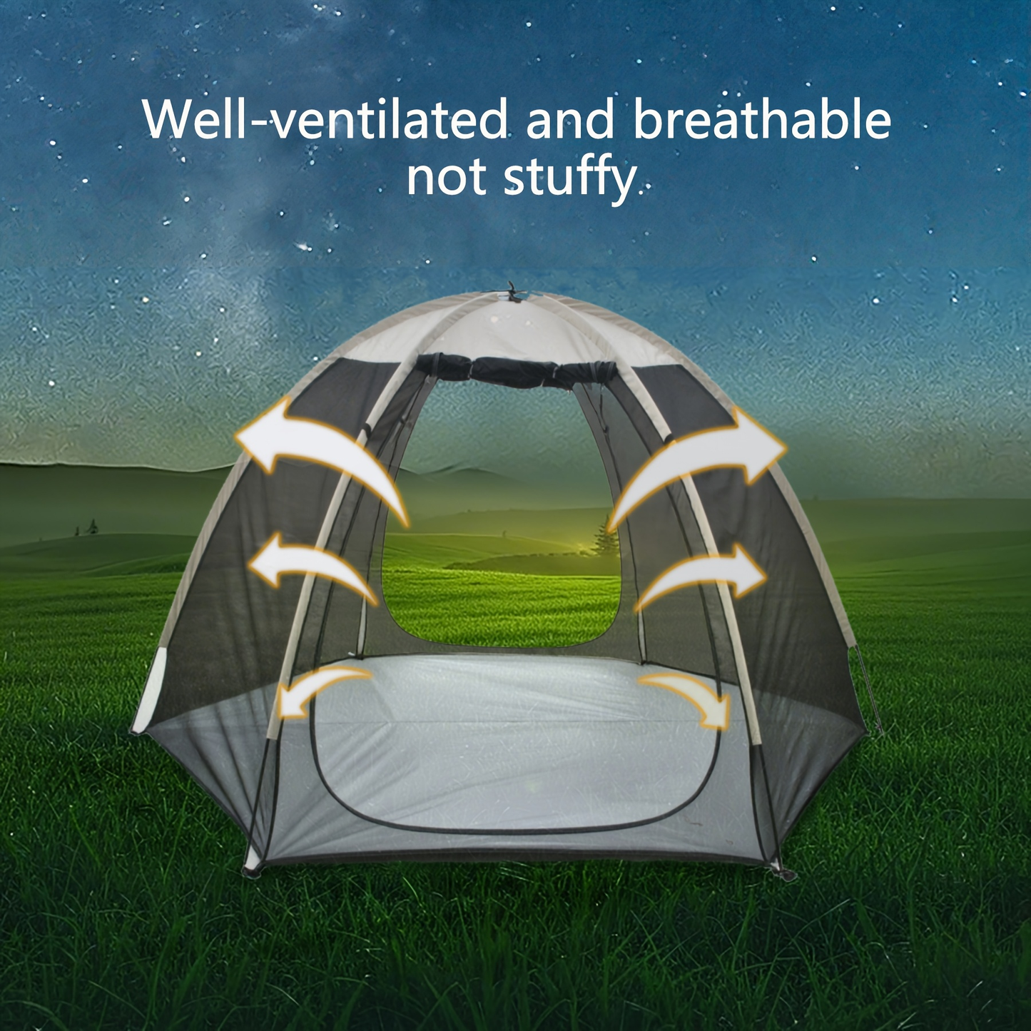 Screen Tent Large Portable Dome Oxford UV Resistant Outdoor Shelter