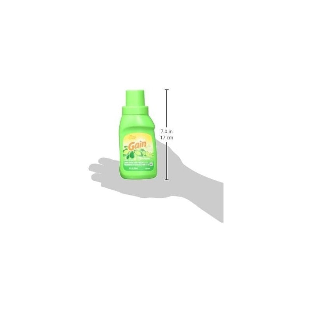 Gain Original Scent Liquid Laundry Detergent, Case Pack of Twelve Individual 10 fl oz Bottles
