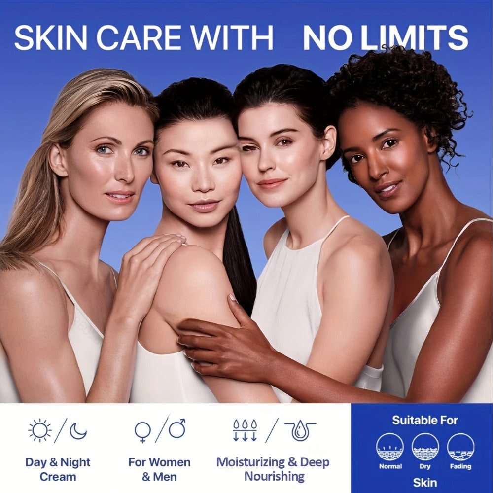 Collagen Face Cream with Retinol Hyaluronic Acid Day Night Deeply Nourishing Wrinkle Skin Care for Women Men All Skin Types 50ml 100ml