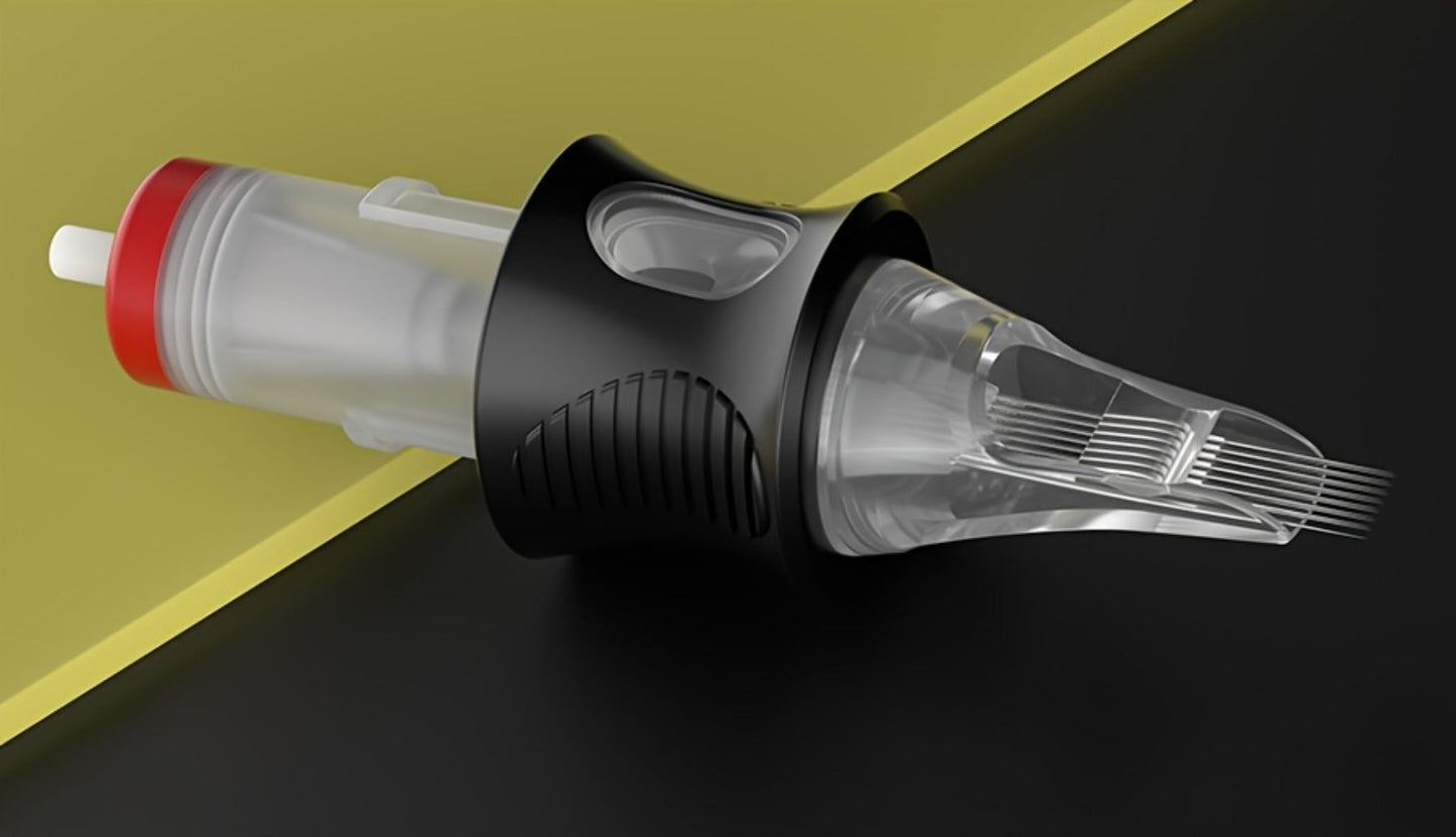 Tattoo Cartridge Needles with Frotage Label, 26 Retained RL RLT RS CM and M1 Cartridge Size Options