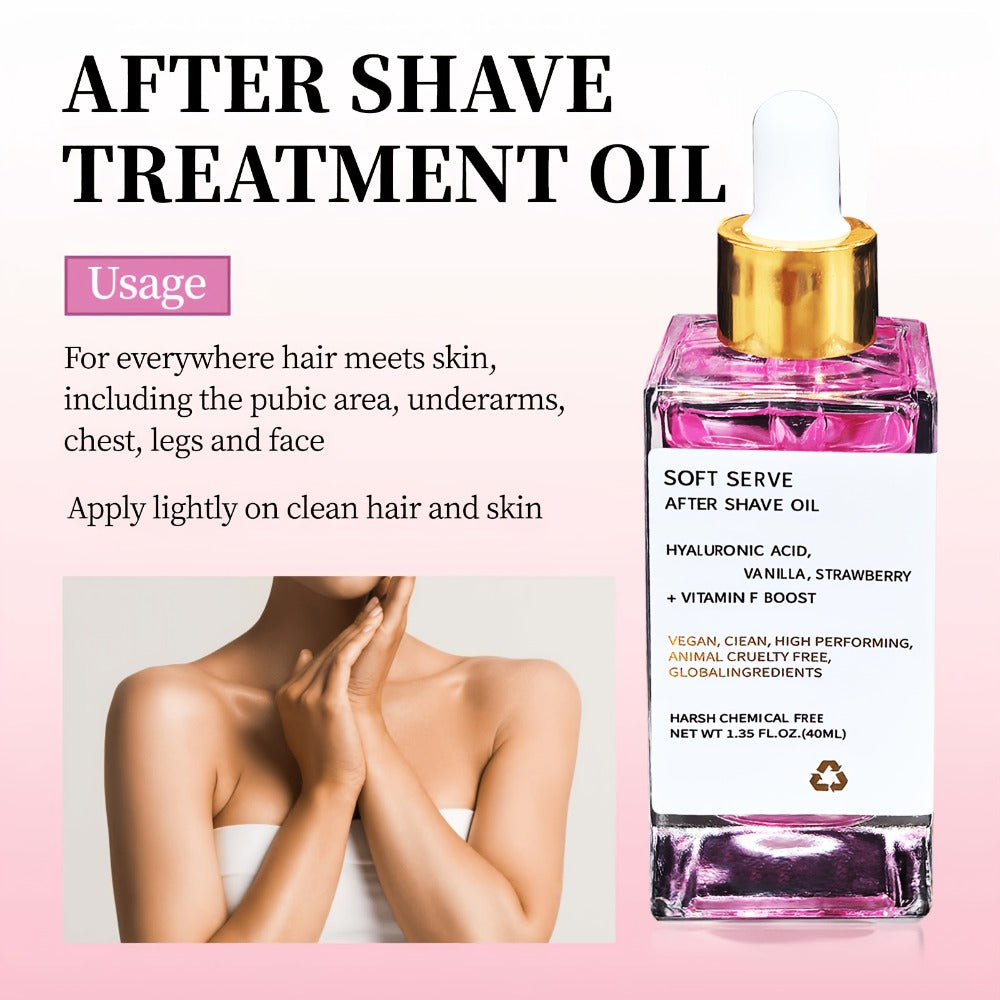 Beard Oil 2-Pack Strawberry Vanilla Scent 1.35oz Each Mustache Oil After Shave Moisturizer, for Everyday Face, Beard and Body Grooming