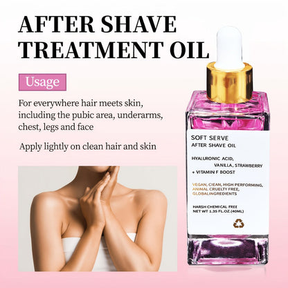 Beard Oil 2-Pack Strawberry Vanilla Scent 1.35oz Each Mustache Oil After Shave Moisturizer, for Everyday Face, Beard and Body Grooming
