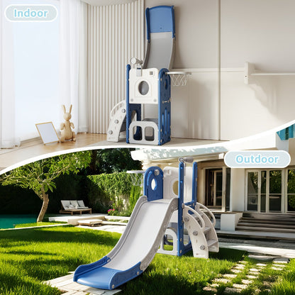 Toddler Slide & Climber Playset L-Shaped Indoor Outdoor Playground with the Listed Color, Size or Set Options for Everyday Use