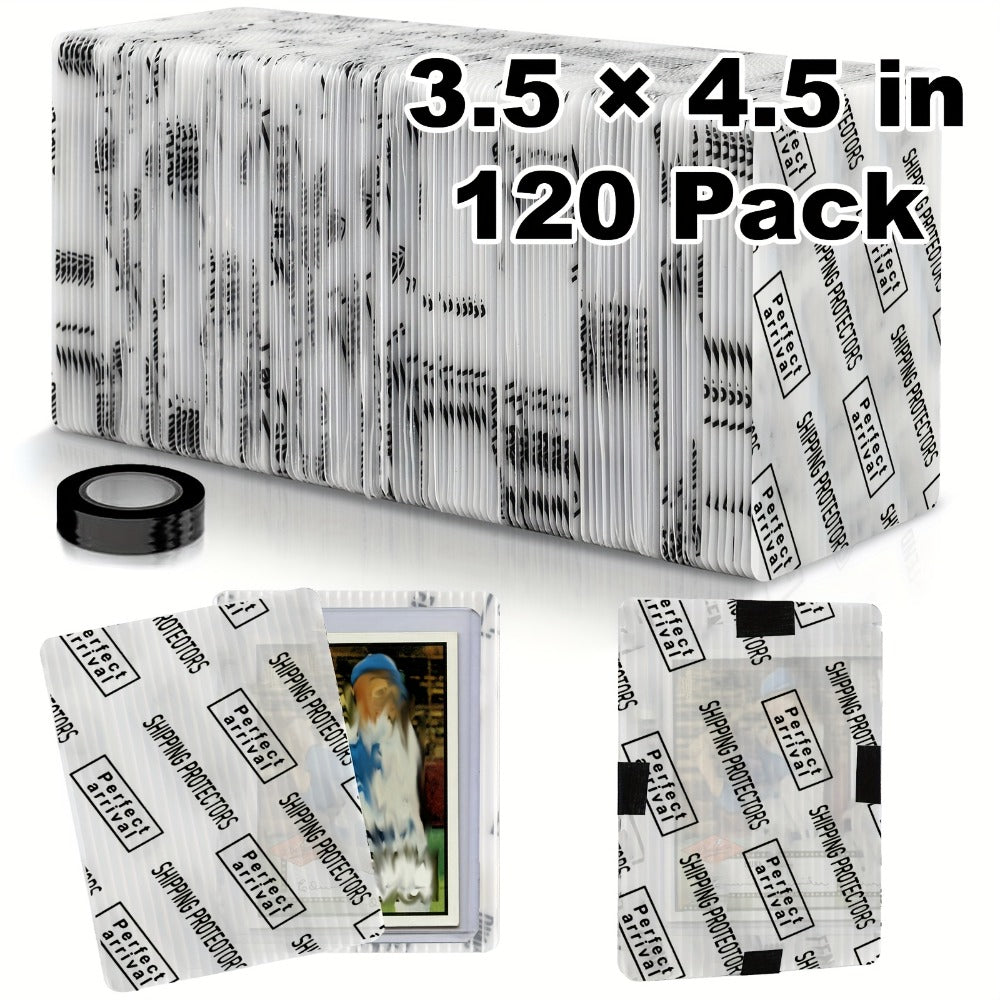 Trading Card Shipping Protectors 60/120/510 Count 3.5x4.5 Inch – Premium Rigid Plastic Card Mailer Inserts for Sports Cards