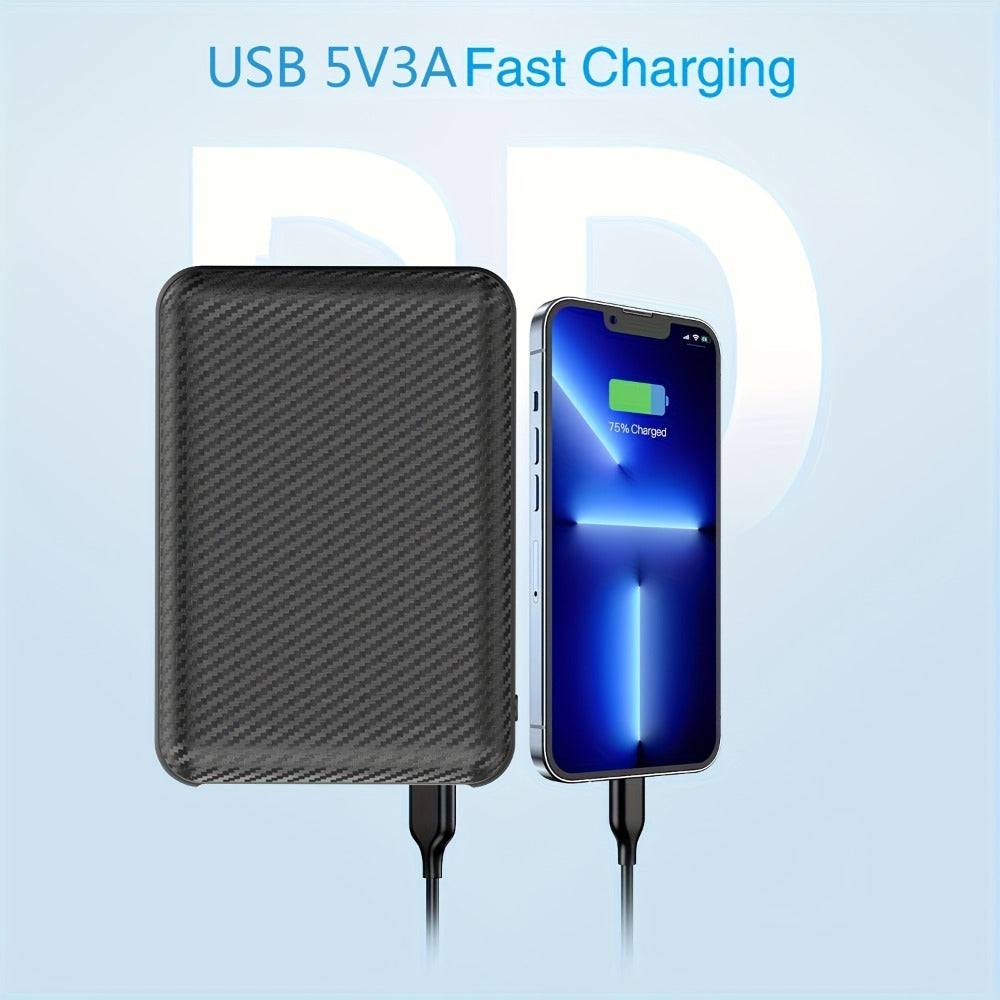 Power Bank 20000mAh 5V/3A for Heated Clothing with USB-C Input/Output, Single or Two-Pack Sets