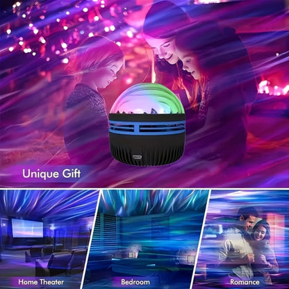 Star Projector Galaxy Night Light with Remote, Aurora Borealis LED Starry Sky Projector, 7 Lighting Effects for Bedroom