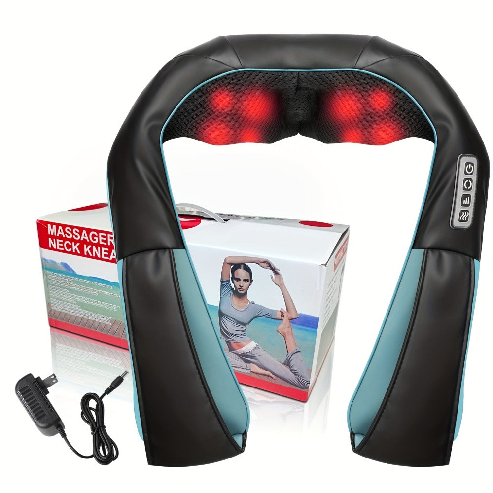 Acupressure Massager, Electric Acupoint Deep Kneading Neck & Shoulder Massager for Back, Waist, Legs