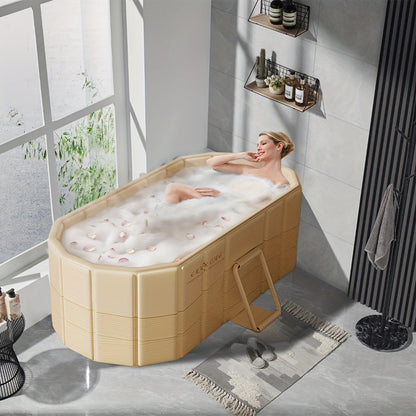 Portable Hot Tub Foldable for Garden, Patio and Yard Use, with the Listed Configuration, for Everyday Use and Organized Storage