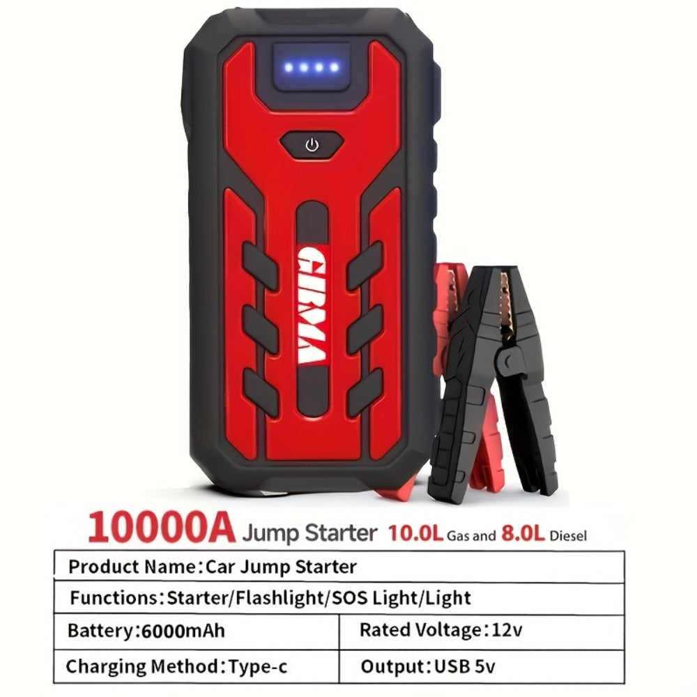 Car Jump Starter with Air Compressor 150PSI – 7-in-1 Portable Emergency Battery Booster Pack for Gas & Diesel Engines, Digital Display