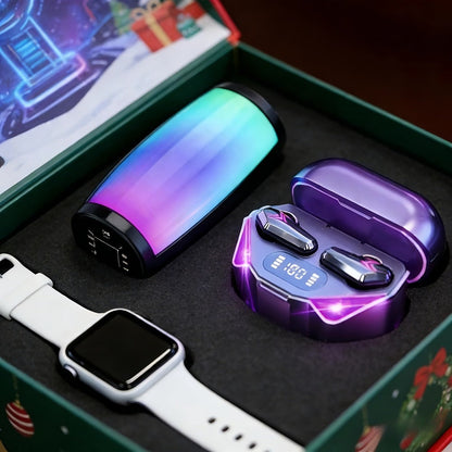 Gaming Headset Bundle Set Glowing LED Headphones Bluetooth Speaker Wireless Earbuds Surround for an Everyday Personal Care Routine