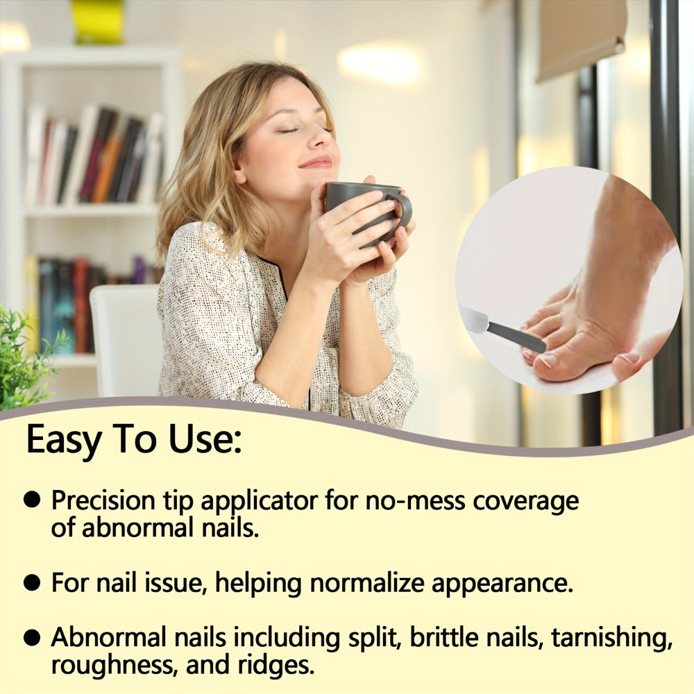 Nail Strengthening Oil Serum, 3-Day Manicure Treatment with Biotin, Vitamin A E C & Calcium for Brittle Nails
