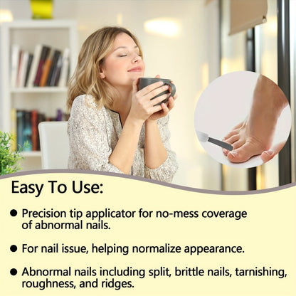Nail Strengthening Oil Serum, 3-Day Manicure Treatment with Biotin, Vitamin A E C & Calcium for Brittle Nails