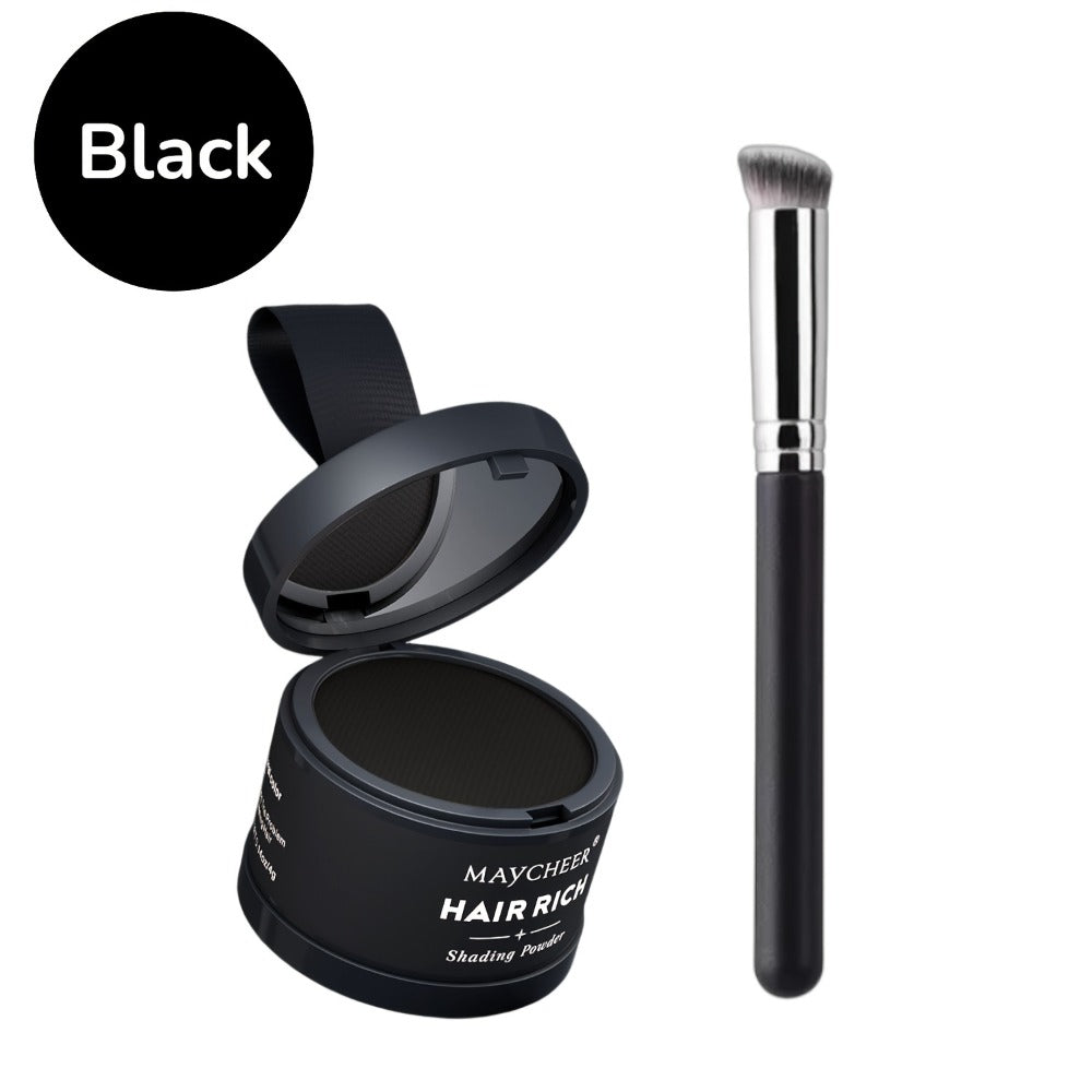 Beard Touch-Up Powder for Men - Instant Gray Coverage Beard Filler for Sparse Patchy Beard for Makeup, Travel and Everyday Vanity Use