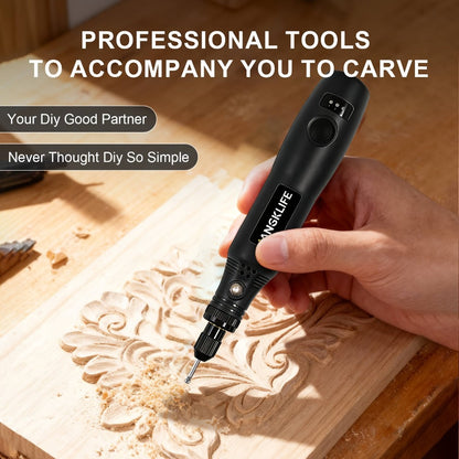 Cordless Rotary Tool Set Rechargeable Engraving Pen for Entryways, Bedrooms and Living Spaces