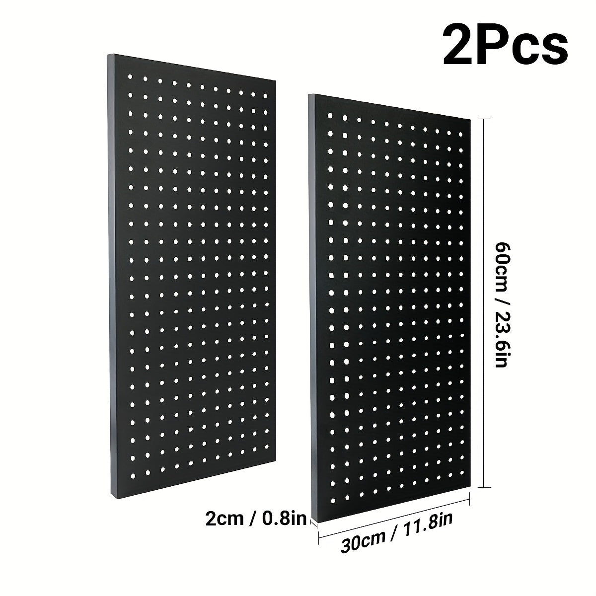 Metal Pegboard Wall Panels Garage Tool Storage Organizer Steel Peg Board Wall Mounted Workshop Shed Craft Room 2 Pack 4 Pack