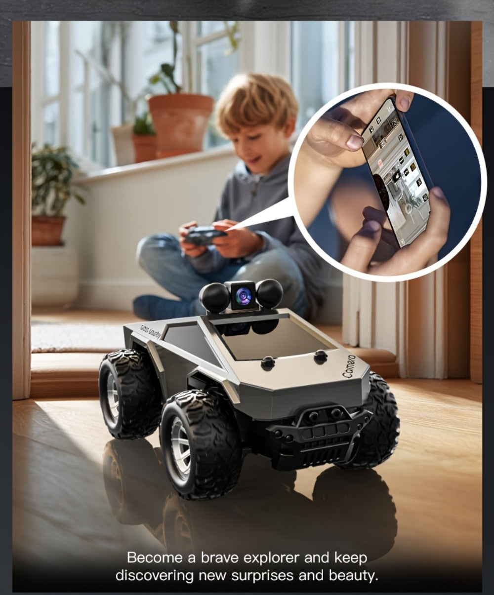 RC Off-Road Pickup Truck 1:28 Scale with 480P HD Camera, 2.4GHz App Control & Virtual Reality Function