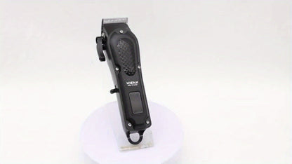 Men's Grooming Kit Hair Clipper Set USB Rechargeable LCD Display – Professional Clipper Razor T-Blade Trimmer 8 Guide Combs & Apron Complete