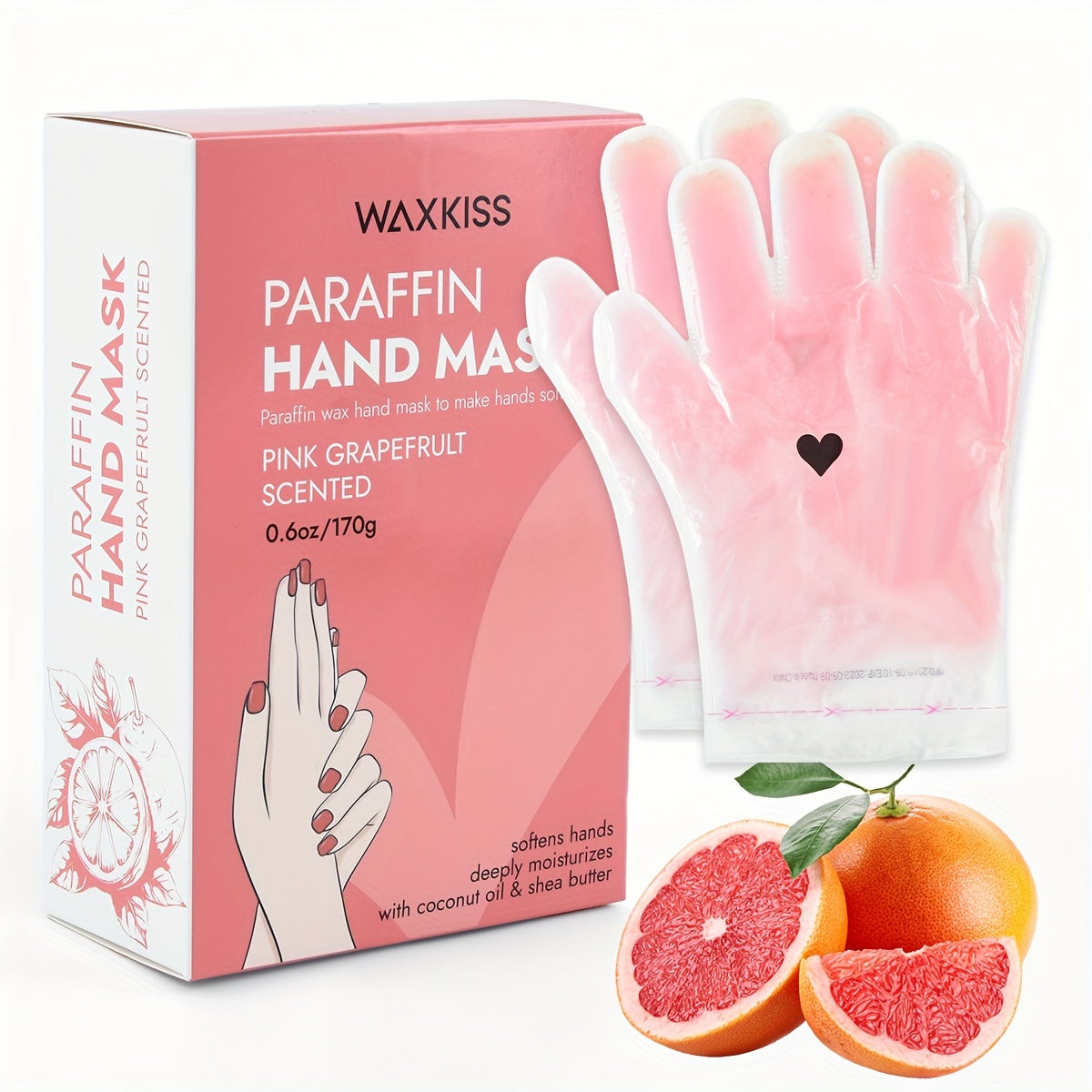 Paraffin Wax Hand & Foot Mask Deep Moisturizing Beauty Treatment – Smooth Soft Skin, Pink Grapefruit & Lavender Scents