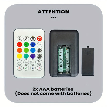 RGBIC LED Light Bar Music Sync RGB Ambient Lighting USB Powered 64+ Modes 16 Million Colors App, for Home, Desk and Accent Lighting