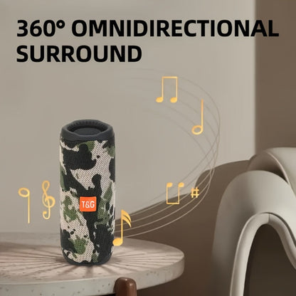 Portable Bluetooth Speaker TG365 with LED, TWS, Mic, FM Radio, TF, USB and AUX in Four Colors