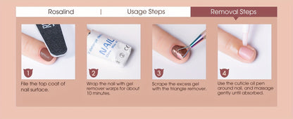 Gel Nail Polish Set with ROSALIND Label, 92 Colors Plus 8 Base and Top Products, 100 Pieces