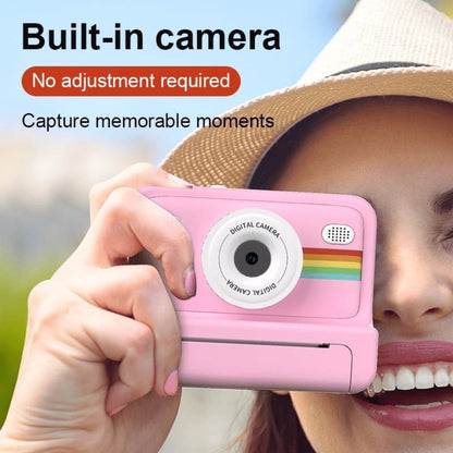 Instant Print Digital Camera with 1-Second Photo Printing, 1080P HD Screen, Selfie & Video Camera