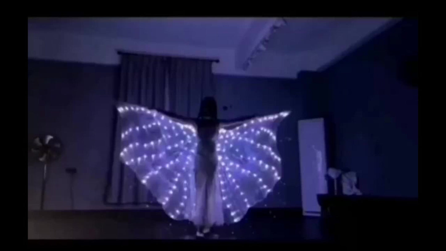 LED Feather Dance Costume Glowing Luminous with the Listed Color, Size or Set Options for Everyday Use
