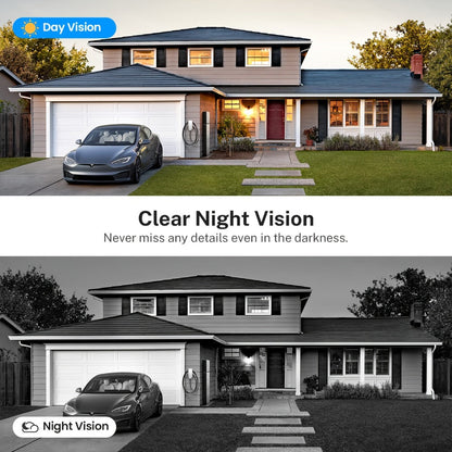 960P Smart Video Doorbell 2.4G 5G Dual-Band WiFi, Color Night Vision, AI Vehicle & Person Detection