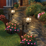 2-Pack Flower Pot Solar Lights