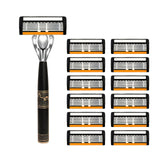 1 Handle + 12 Blades