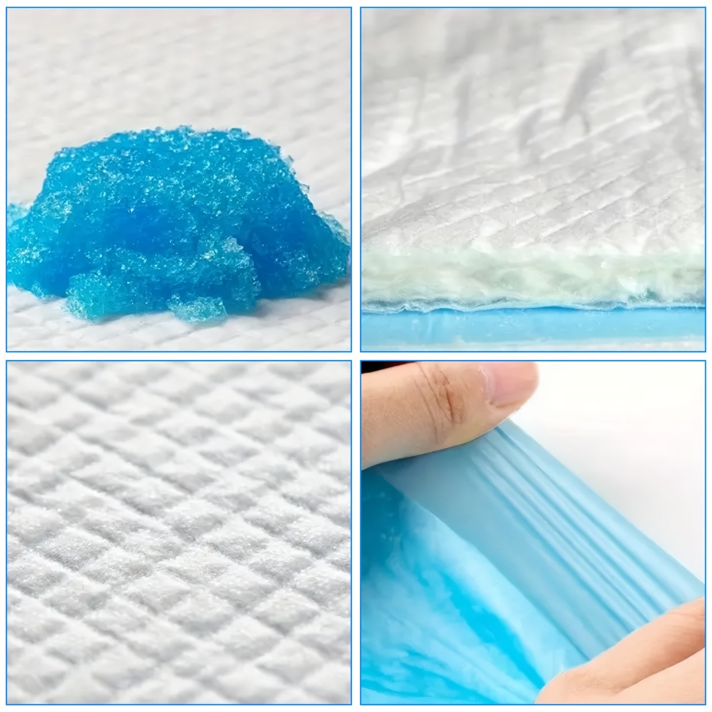 Dog Urine Pads Super Absorbent 23.6"x23.6" – Ultra-Thick Puppy Training Pads & Pet Toilet Pads, Rapid Liquid Lock