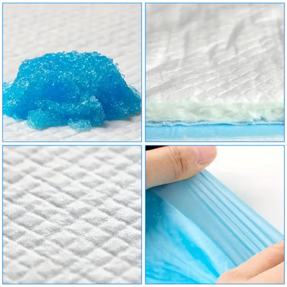 Dog Urine Pads Super Absorbent 23.6"x23.6" – Ultra-Thick Puppy Training Pads & Pet Toilet Pads, Rapid Liquid Lock