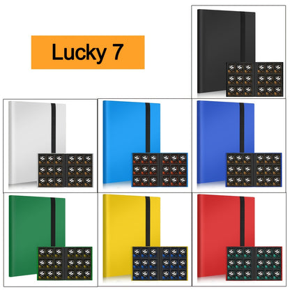Nine-Pocket Trading Card Binder Bundle with 360-Card Capacity per Binder in Seven-Pack or Ten-Pack Options