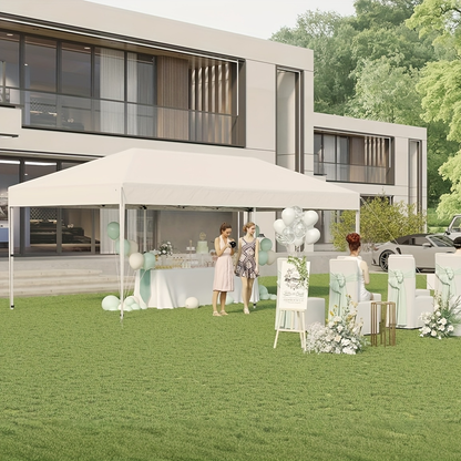 10'x20' Instant Canopy Tent - High Quality Pop-Up Event Shelter with Sidewalls, Portable Outdoor Party tent for Weddings