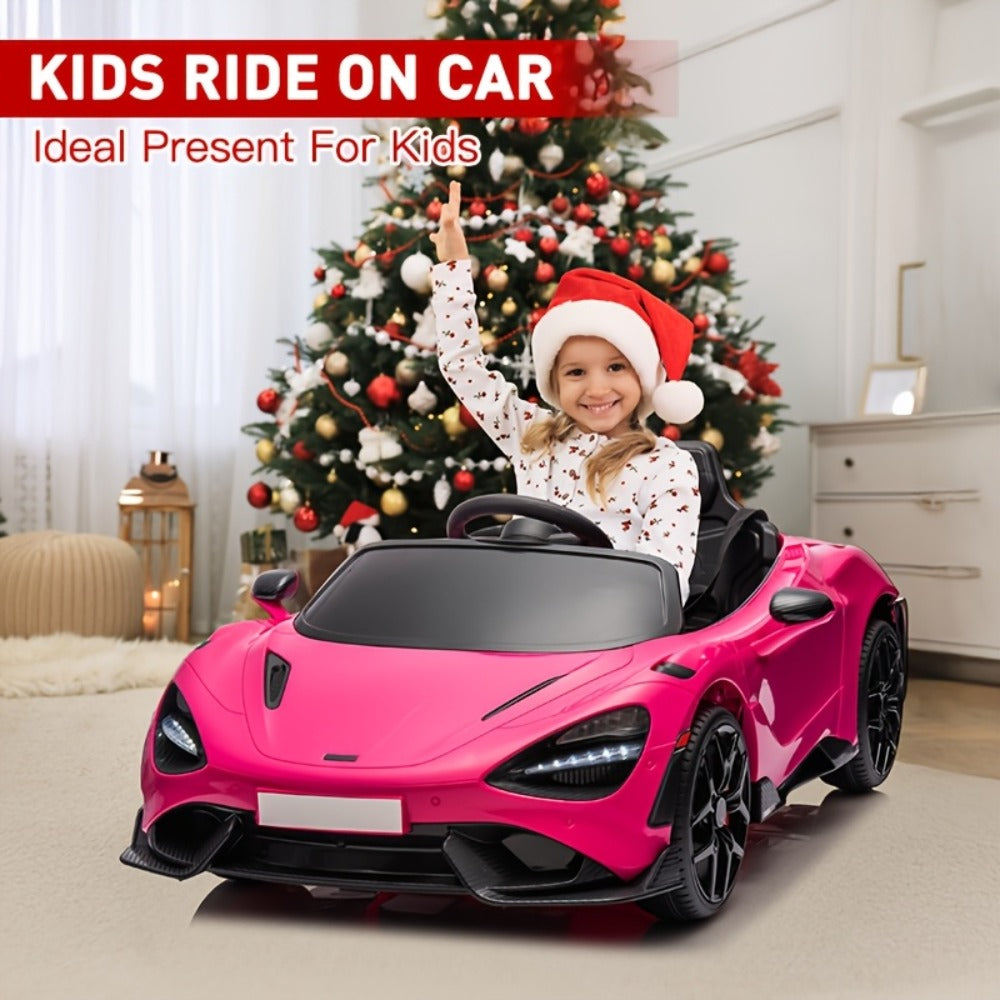 12V Kids Ride On Car Electric Vehicle with Hydraulic Doors Remote Control with the Listed Color, Size or Set Options for Everyday Use